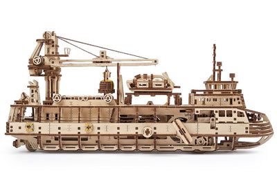 UGears Research Vessel - 575 Pieces (Advanced)